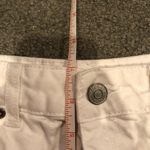 Topshop high waisted white mom jeans - Picture 9 of 9
